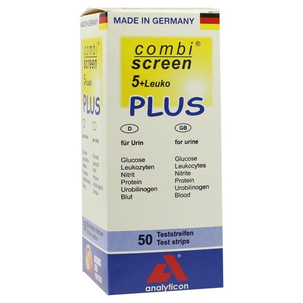 Combiscreen 5+leuko Plus Teststreifen 50 St