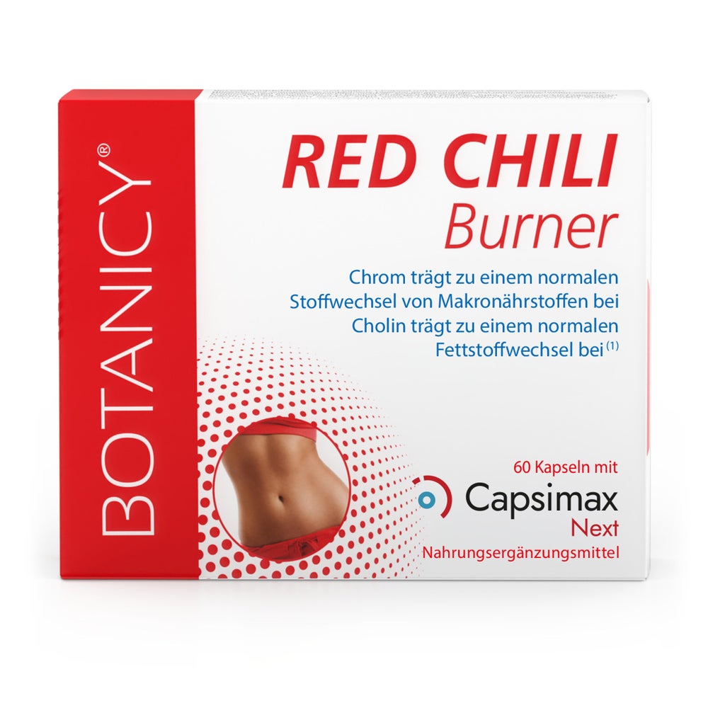 Botanicy RED CHILI BURNER mit Capsimax 60 St