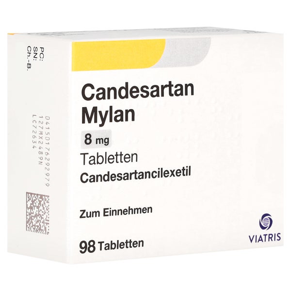 Candesartan Mylan 8 mg Tabletten 98 St