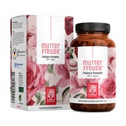 Mönchspfeffer Folsäure (Folat) Komplex - MUTTERFREUDE - 90 hochdosierte vegane Kapseln - NATURTREU® 90 St