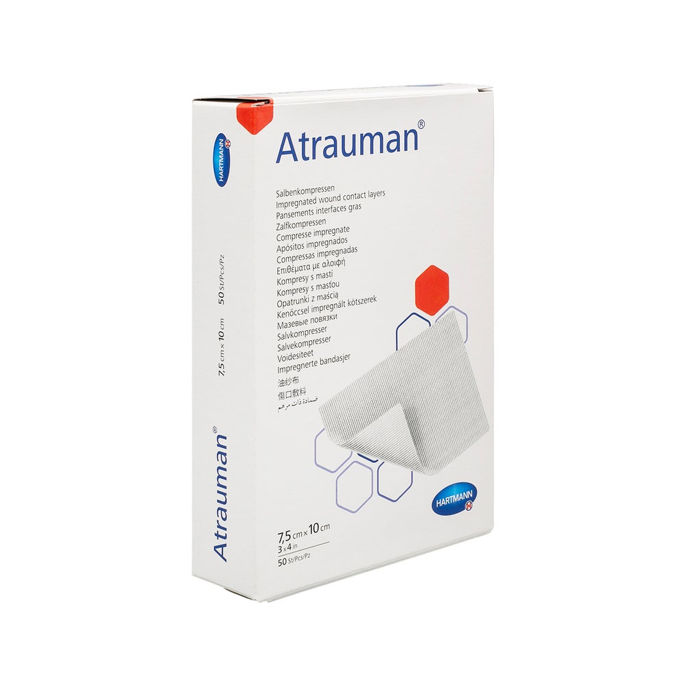 Atrauman 7,5x10 cm steril Kompressen 50 St