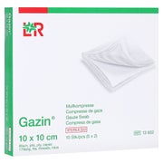Gazin Mullkompressen 10x10 cm steril 8fach 5X2 St
