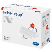 Produktabbildung: Hartmann Peha-crepp Fixierbinde, 4 m, superelastisch - 8 cm / 1 Stück – einzeln verpackt (4 m) 1 St