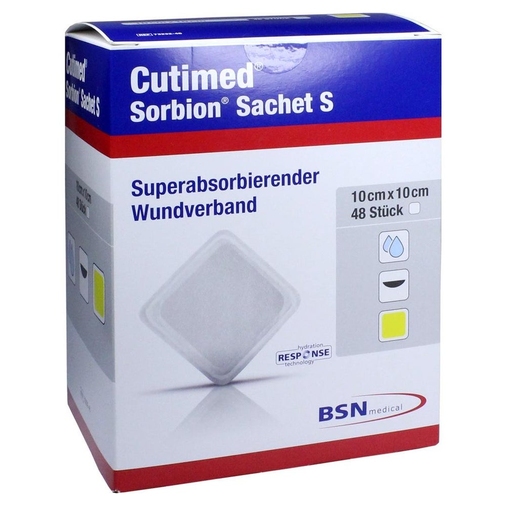 Cutimed Sorbion Sachet S Wundauflage 10x 48 St