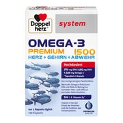 Produktabbildung: Doppelherz system Omega-3 Premium 1500 120 St