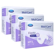 Produktabbildung: MoliCare Premium Elastic, 8 Tropfen, Gr. L, Hüftumfang 115 - 145 cm 3X24 St
