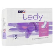 Seni Lady Super Inkontinenzeinlagen für Frauen, 18 x 37 cm, 800 ml 15 St