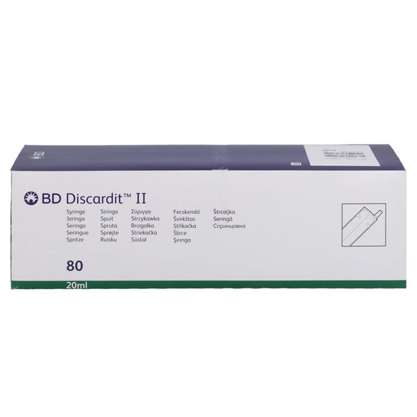 BD Discardit II Spritze 20 ml 80X20 ml