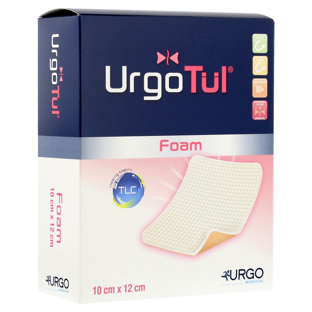 Urgotül Foam 10x12 cm Verband 10 St