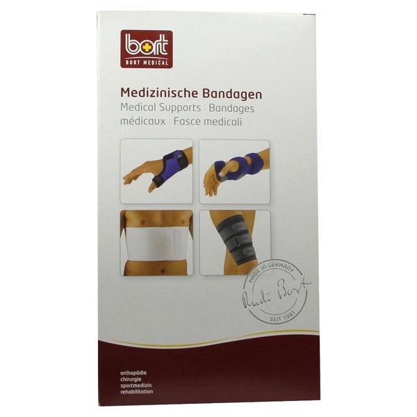 BORT Rippengürtel Herren M weiß 1 St