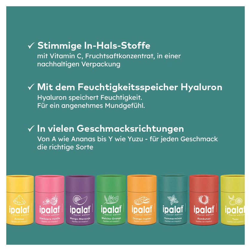 Ipalat Pastillen Flavor edition Himbeere 40 St