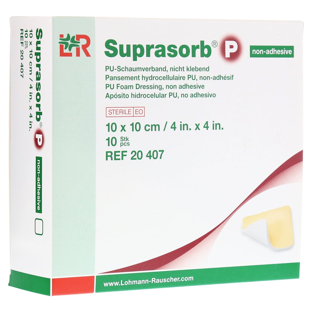 Suprasorb P Pu-schaumv.nicht klebend 10x 10 St