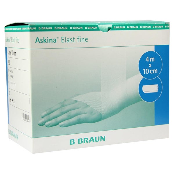 Askina Elast Fine Binde 10 cmx4 m lose 20 St