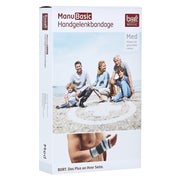 BORT Manubasic Bandage rechts M silber 1 St
