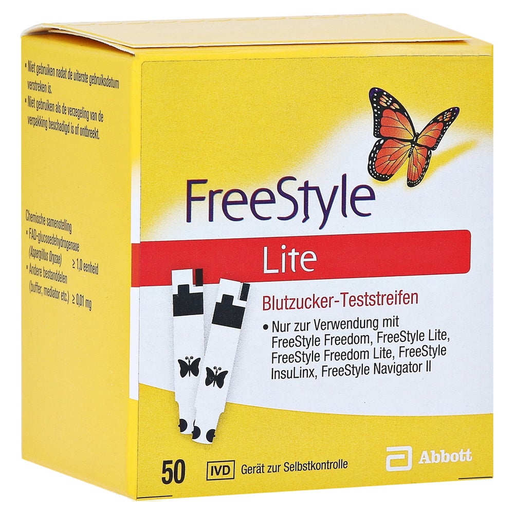 Freestyle Lite Teststreifen ohne Codiere 50 St