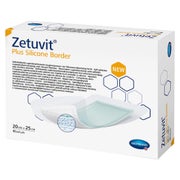 Zetuvit Plus Silicone Border 20 cm x 25 cm 10 St