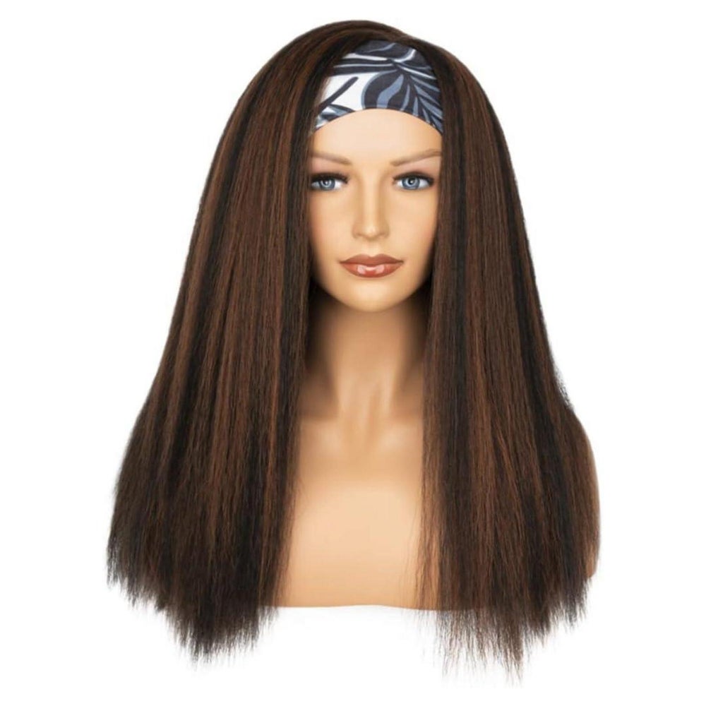 Stirnbandperücke Kinky Straight Yaki glatt 56 cm #2A 30 High 1 St