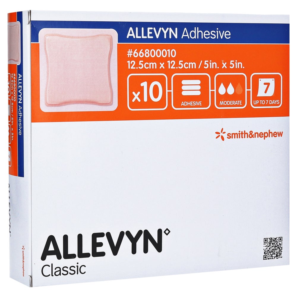 Allevyn Adhesive 12,5x12,5 cm haftende W 10 St