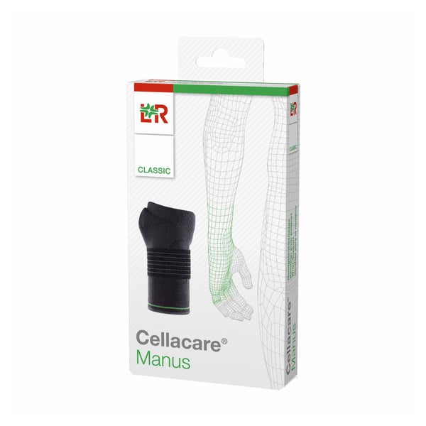 Lohmann & Rauscher Cellacare Manus Classic Handgelenkbandage, links, mit Kompressionswirkung - Größe 4, Handgelenksumfang: 19,5-22,5 cm 1 St