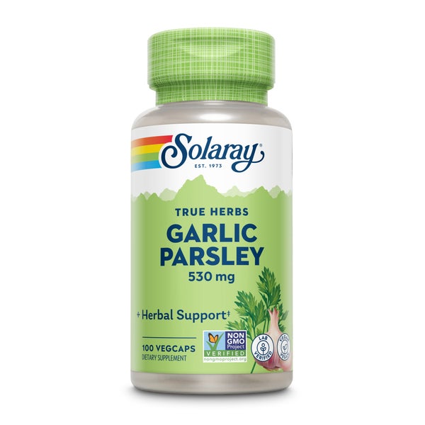 Knoblauch Und Petersilie Solaray Kapseln 100 St