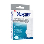 Nexcare Soft Touch Universal Pflaster, 40/Packung 40 St