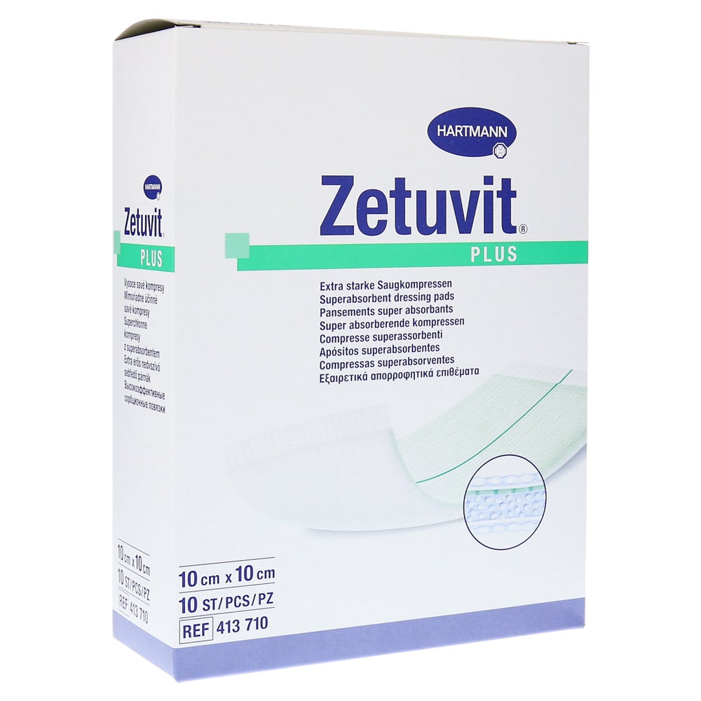 Zetuvit Plus Extrastarke Saugkompr.steri 10 St
