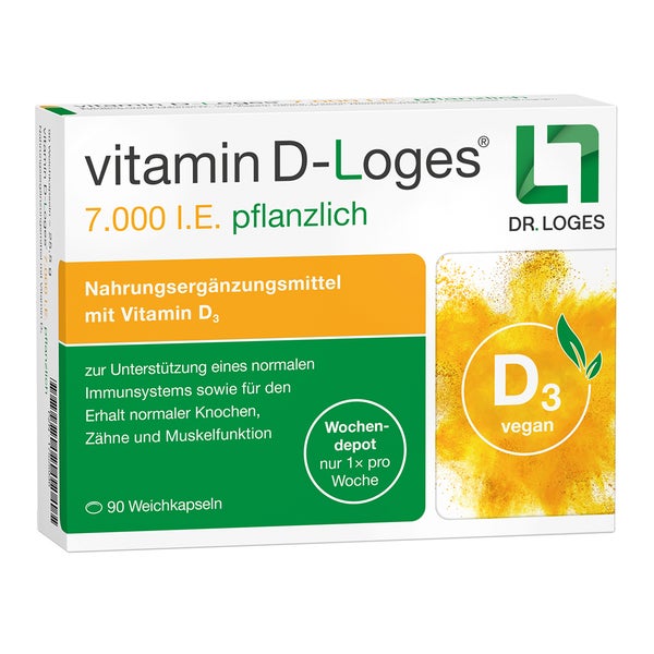 vitamin D-Loges 7.000 I.E. pflanzlich 90 St
