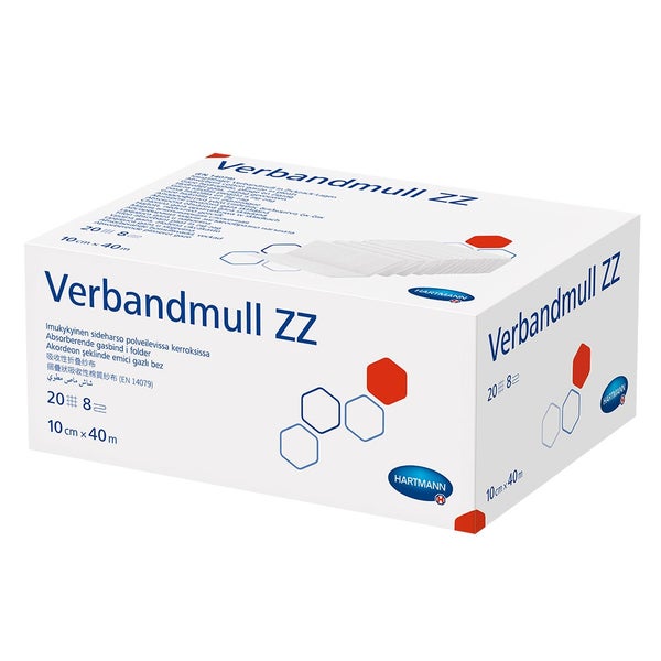 Hartmann Verbandmull ZZ in Zickzack-Lagen 20-fädig 8-lagig - 40 m 1 St