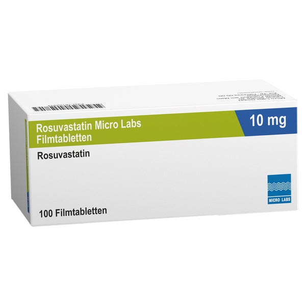 ROSUVASTATIN Micro Labs 10 mg Filmtabletten 100 St