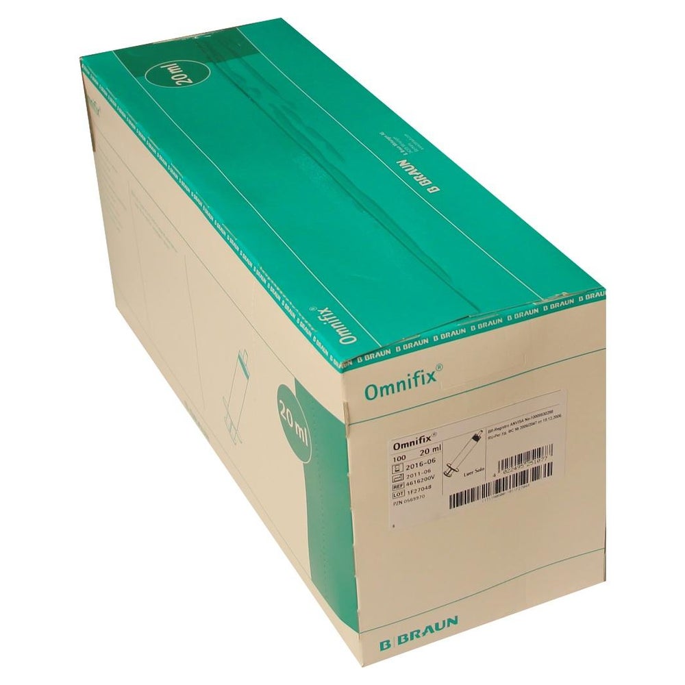 Omnifix Solo Spritzen 20 ml Luer latexfrei 100X20 ml