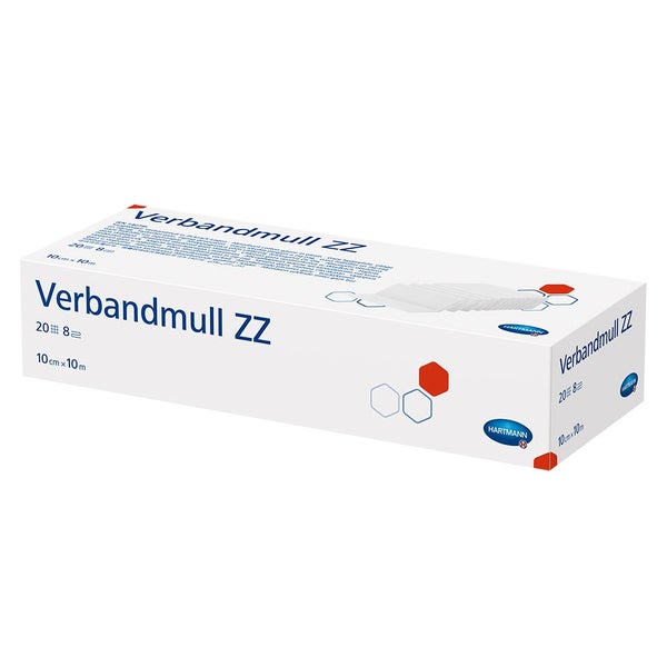 Hartmann Verbandmull ZZ in Zickzack-Lagen 20-fädig 8-lagig - 10 m 1 St