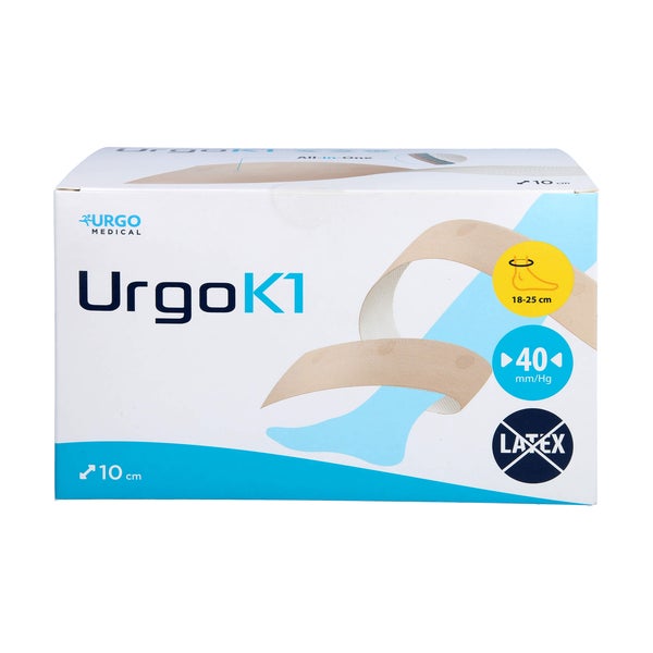 Urgok1 Kompr.syst.10cm Knöchelumf.18-25c 6 St