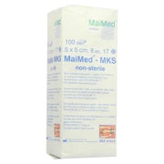 MaiMed Mull - Schlitzkompressen unsteril 8- lagig 100 Stück 100 St