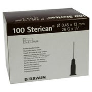 Produktabbildung: B. Braun Sterican Insulinkanülen 100 Stück - 0,45 x 12 mm 26 x 1/2'' braun 100 St