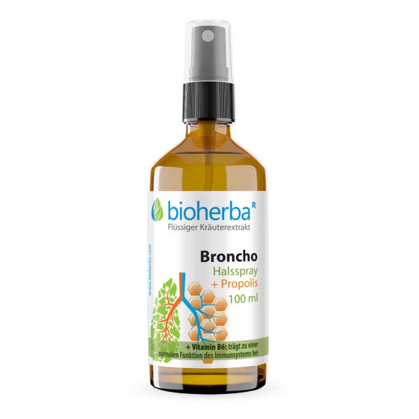 Bioherba Halsspray Broncho mit Propolis Extrakt 100 ml