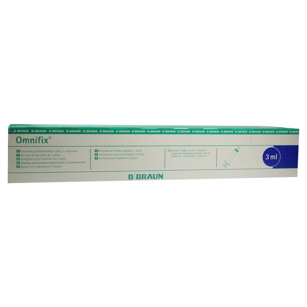 B. Braun Omnifix Spritze Luer Lock Solo 3 ml 100X3 ml