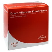 Vliesstoff-kompressen Steril 10x10 cm 4f 25X2 St