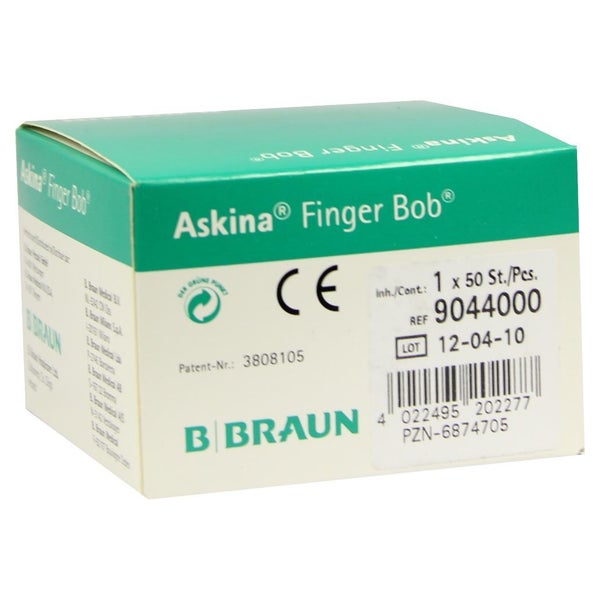 Askina Finger Bob weiß 50 St