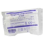 Augenkompressen 5,8x7 cm steril 10 St