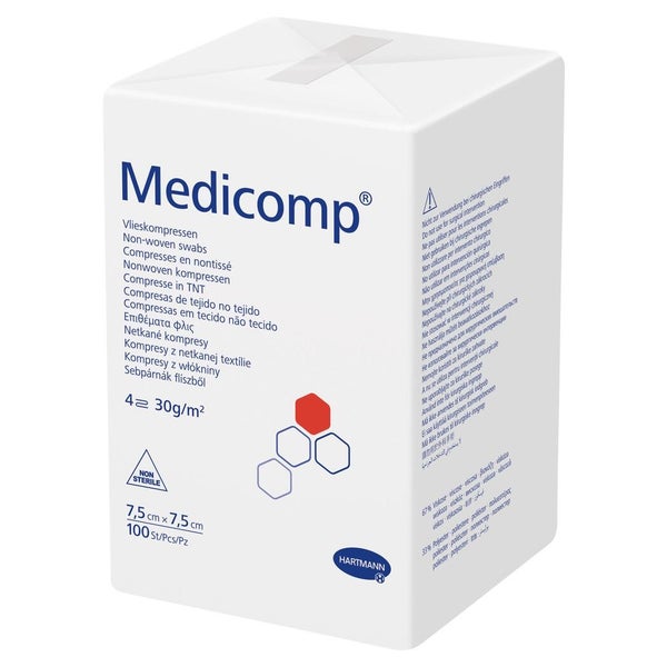 Medicomp unsteril 7,5x7,5 cm 100 St
