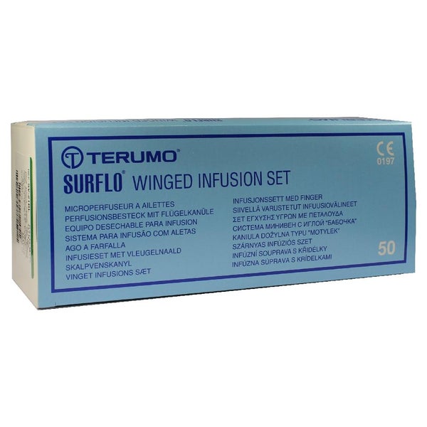 Surflo Perfusionsbesteck 21 G 30 cm grün 50 St