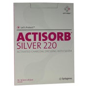 Actisorb 220 Silver 6,5x9,5 cm steril Ko 10 St