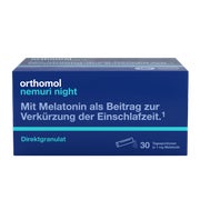 Produktabbildung: Orthomol Nemuri night Direktgranulat - Zur Verkürzung der Einschlafzeit - mit Melatonin und Hopfen-Extrakt 30 St
