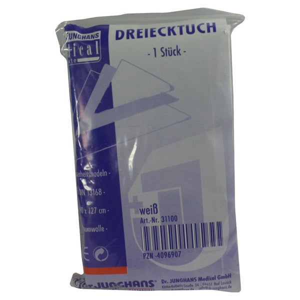 Dreiecktuch Rohweiß 90x90x127 31100 1 St