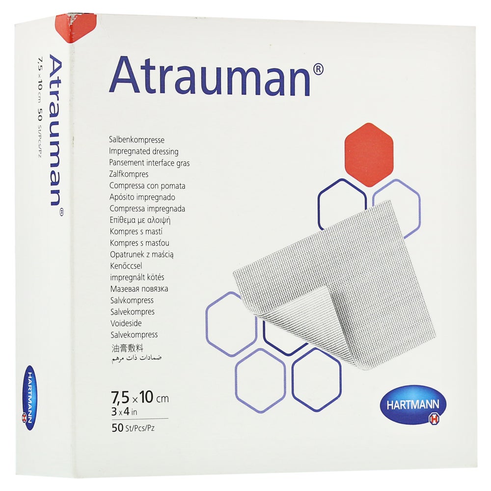 Atrauman 7,5x10 cm steril Kompressen 50 St