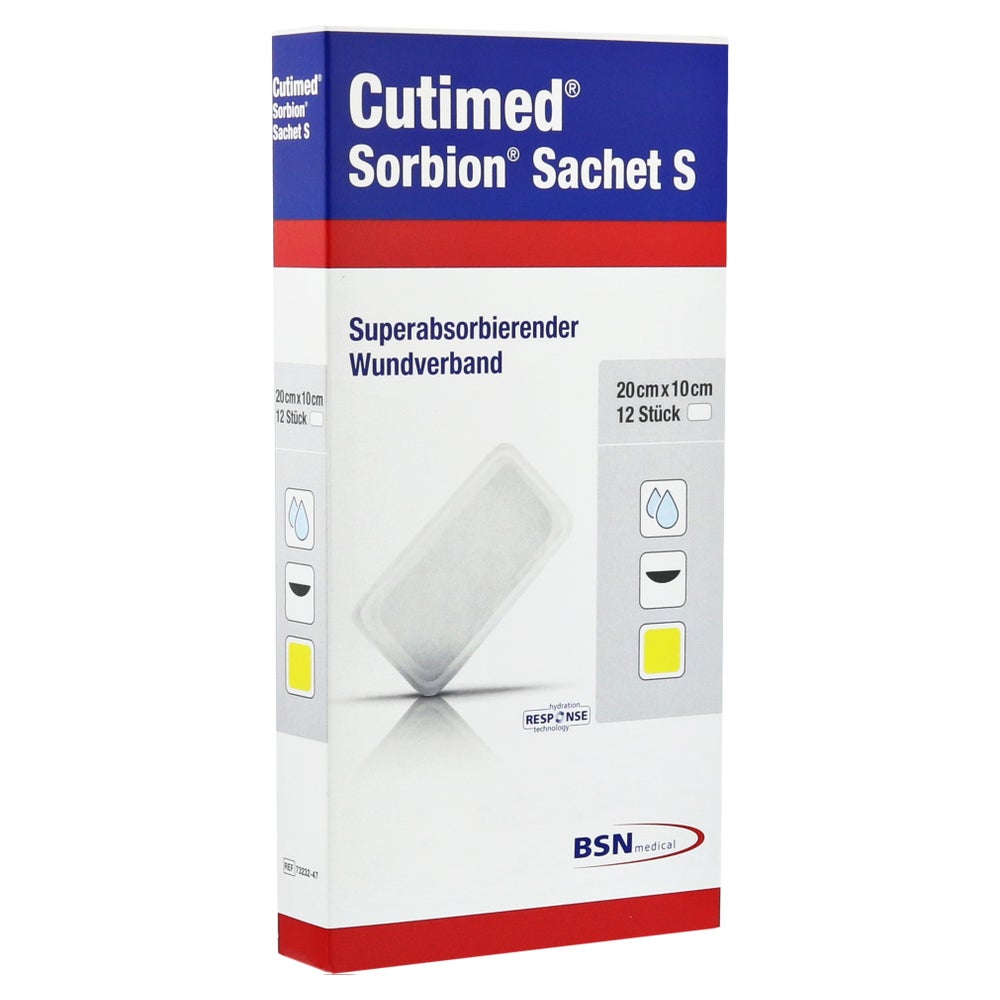 Cutimed Sorbion Sachet S Wundauflage 10x 12 St