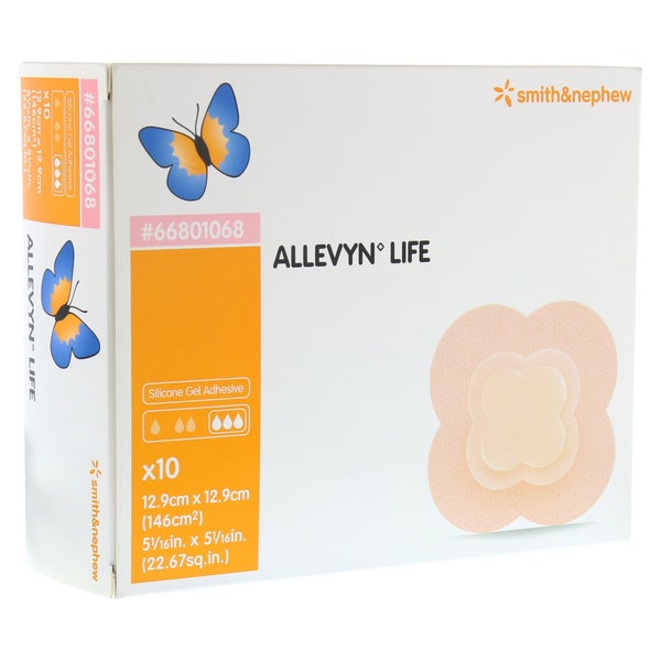 Allevyn Life 12,9x12,9 cm Silikonschaumv 10 St