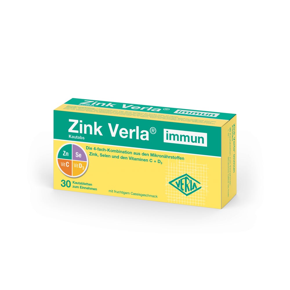 Zink Verla immun Kautabs 30 St