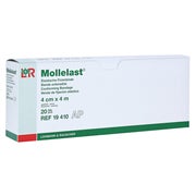 Produktabbildung: Mollelast elastische Fixierbinde 20 Stück - 4 m x 4 cm 20 St