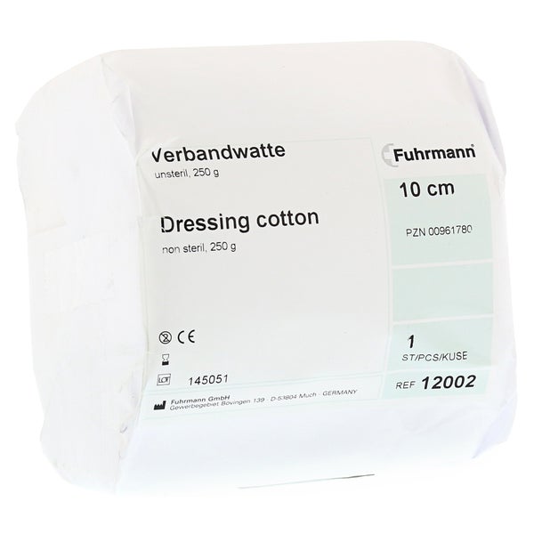Verbandwatte Rolle 10 cm Baumwolle 250 g